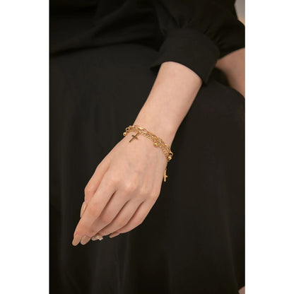 Cross Bracelet 18K gold