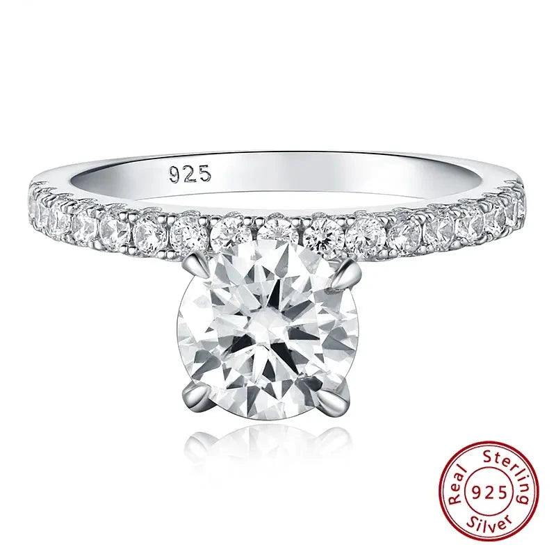 Solitaire Moissanite Ring