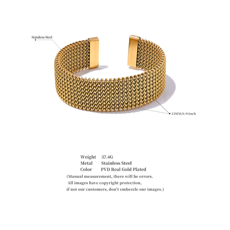 Dome Bracelet 18K gold