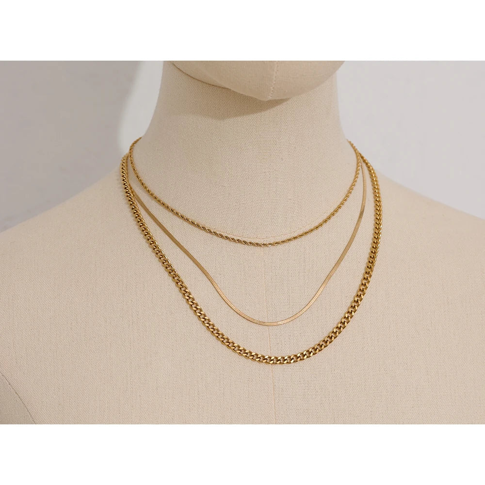 Collar Necklace 18K gold