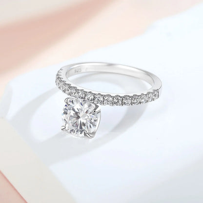 Solitaire Moissanite Ring